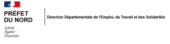 Logo de la DDETS Nord de France