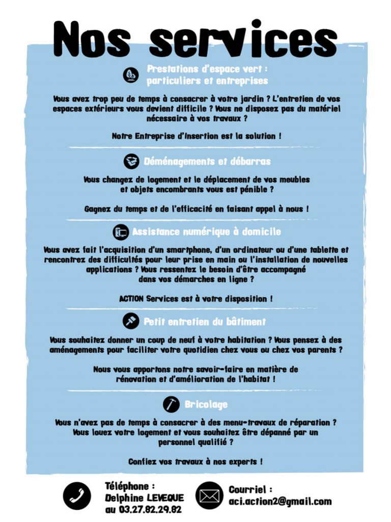 Visuel d'informations sur Entreprise d'insertion (EI) : ACTION SERVICES